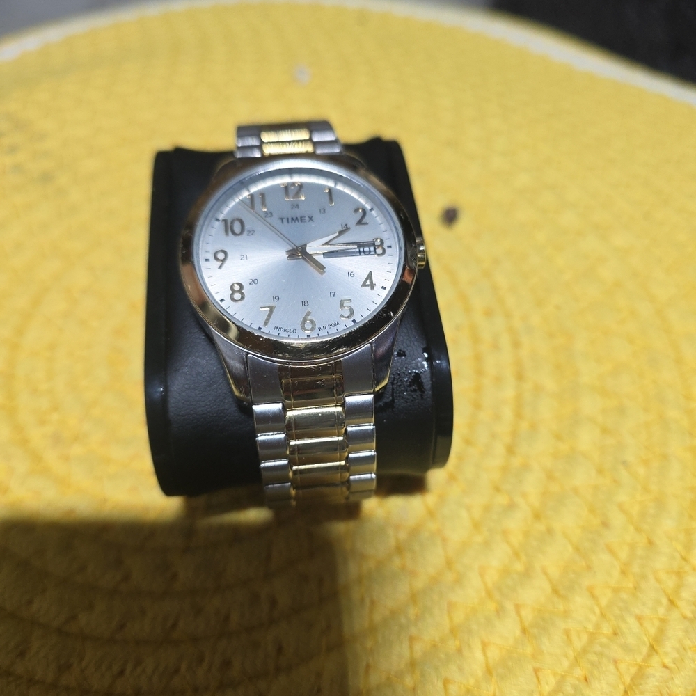 Timex Silver and Gold Classic Watch